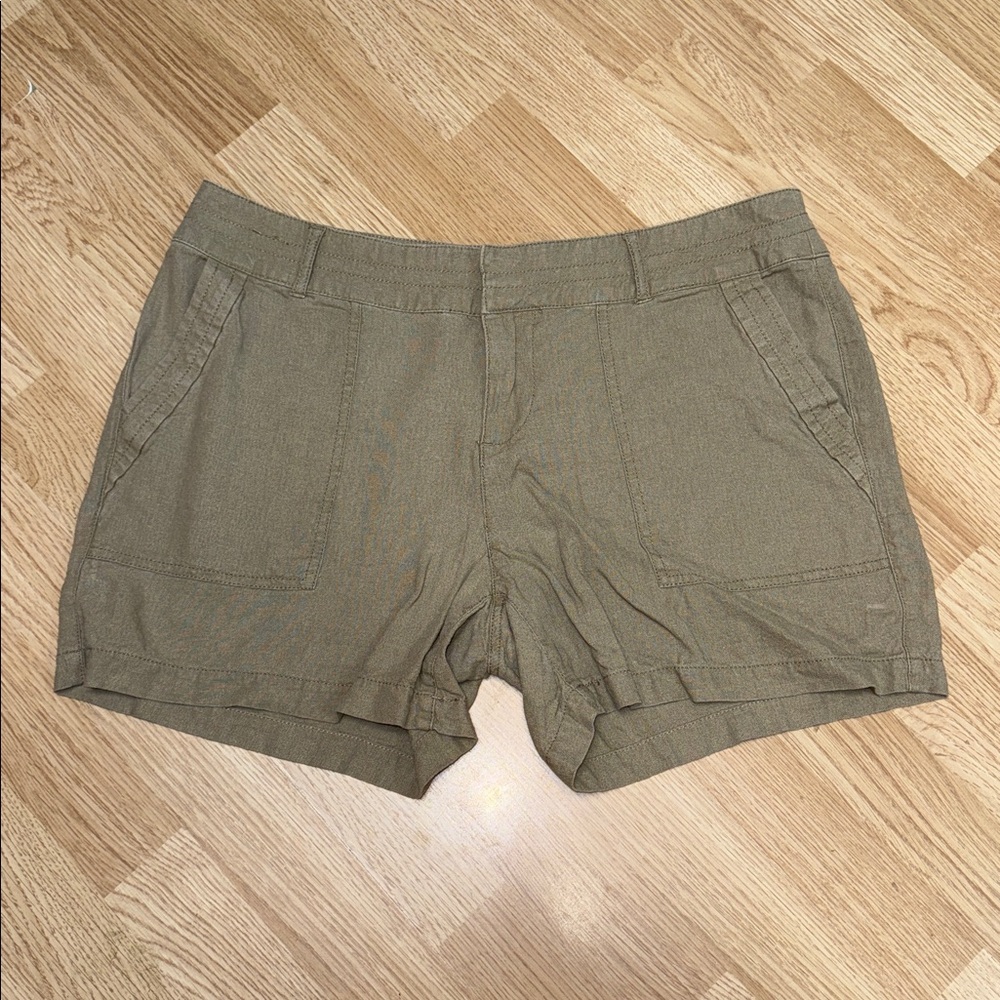 Apt. 9 Tan Linen-Blend Modern Fit Shorts. Summer Comfy